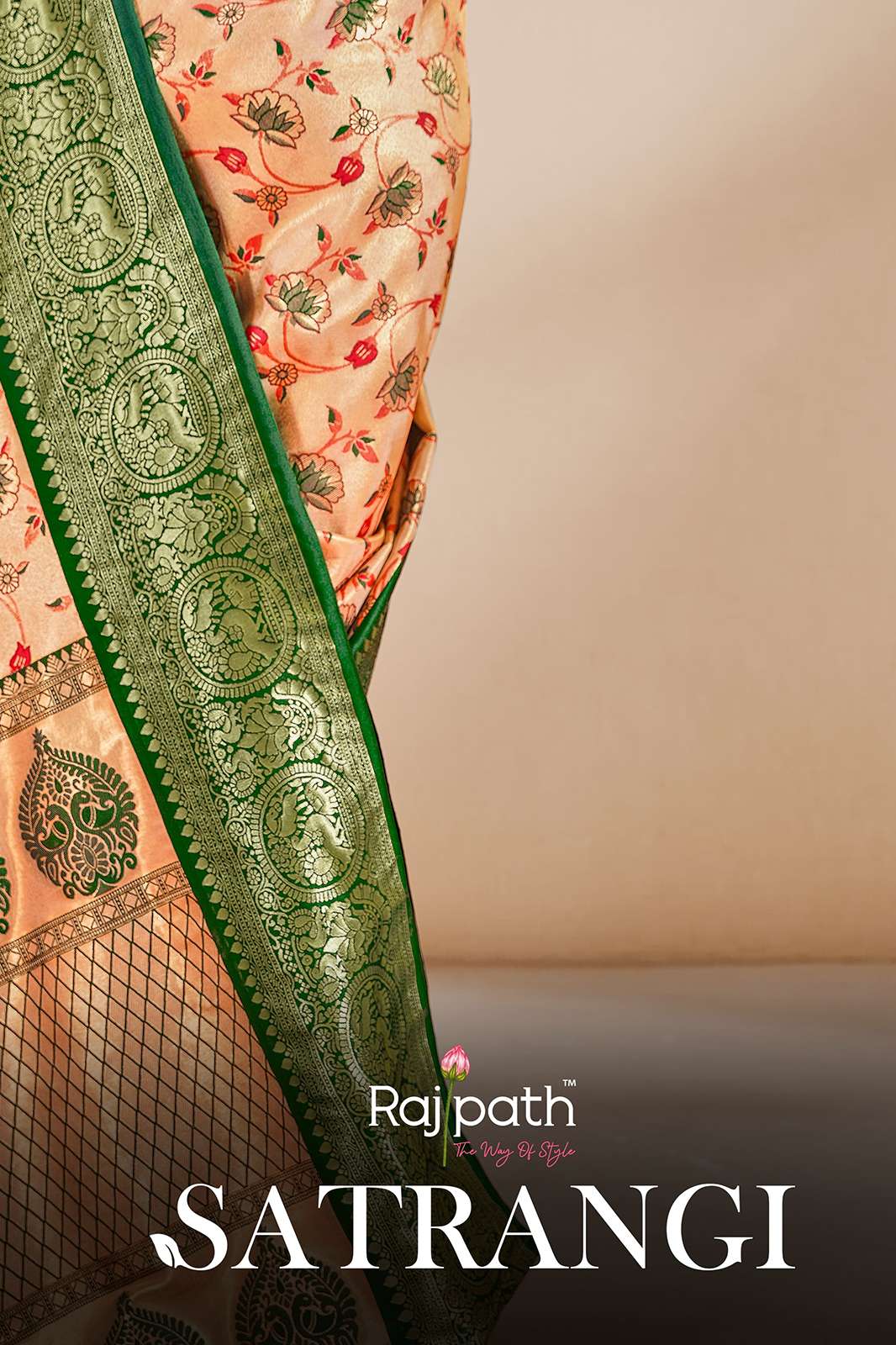 Rajpath SATRANGI SILK 9503 Diwali Special Designer Tissue Silk Saree