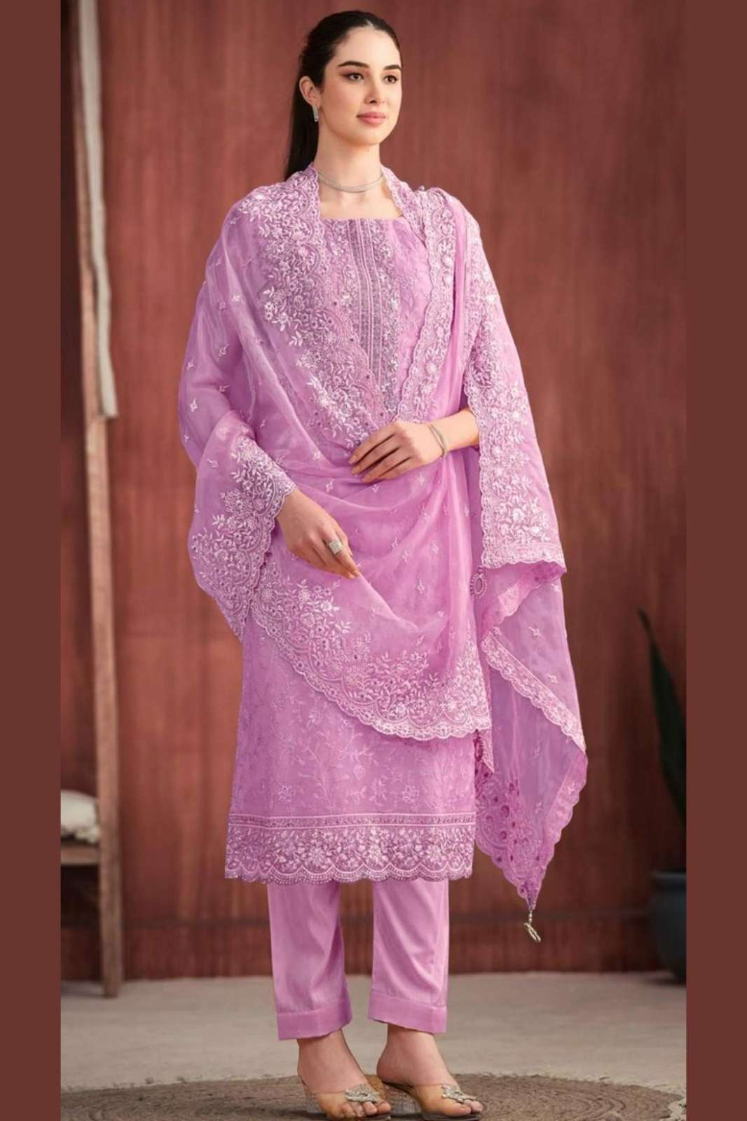 RAMSHA R 1183 READYMADE ORGENZA PAKISTANI SUIT 