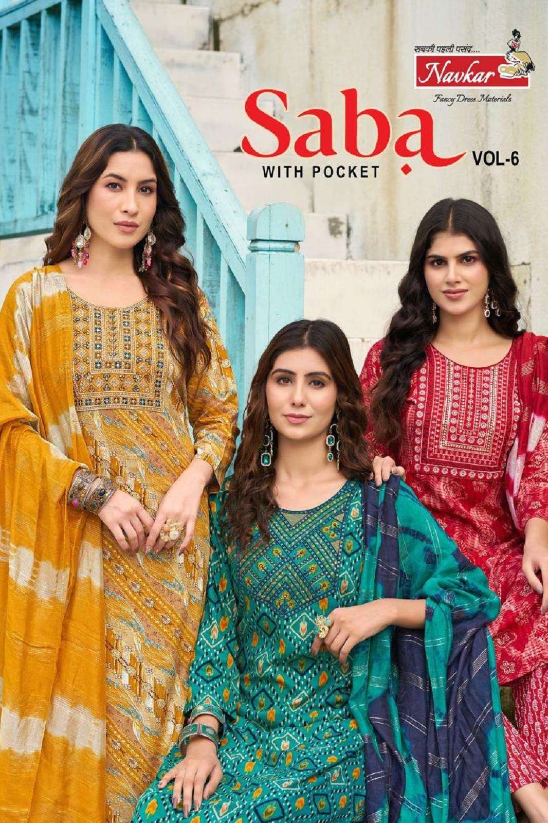 SABA VOL 6 BY TANIKSH READY TO WEAR STRAIGHT KURTIES