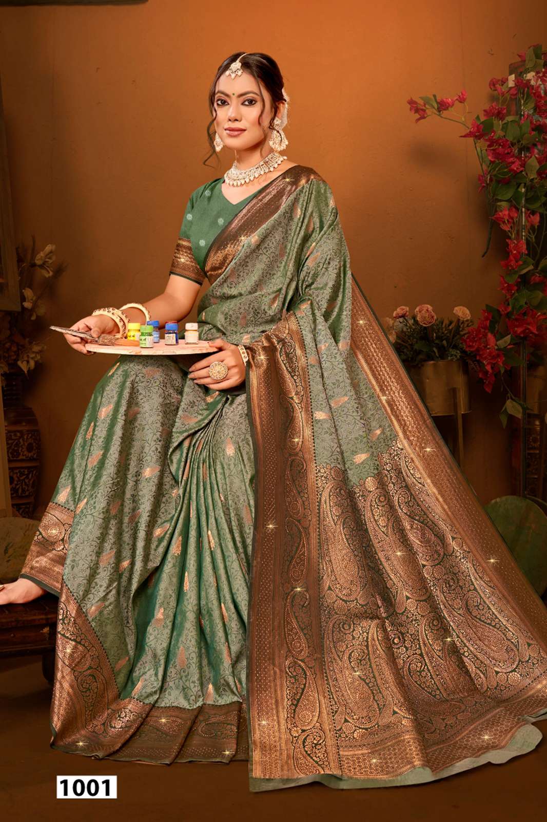 Saroj  Pravya Silk Saroski Vol 1 Festival Wear Designer Silk Saree