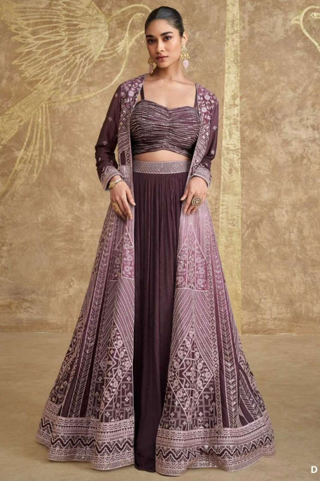 SAYURI TYOHAAR 9130 READYMADE REAL PREMIUM CHINON SILK LEHENGA 