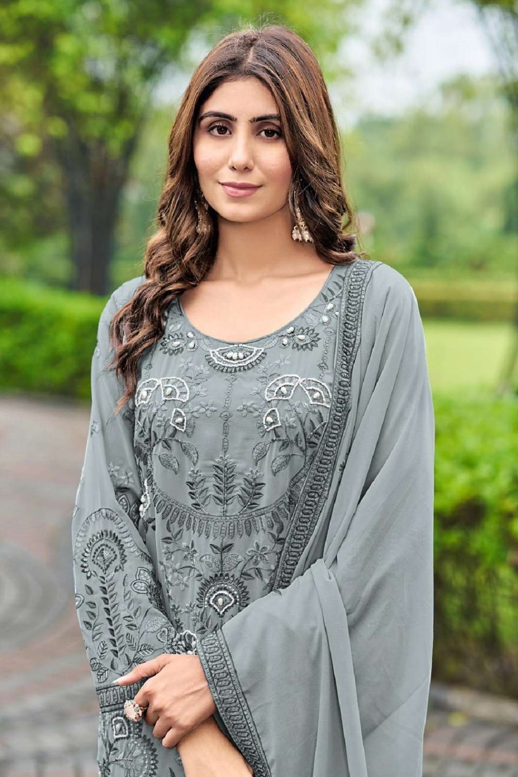 SHANAYA ROSE HAND CRAFT S 199 FOX GEORGETE PAKISTANI SUITS