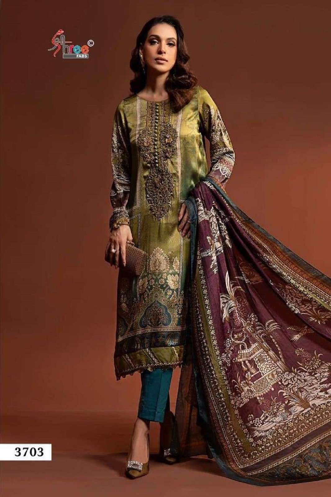 SHREE FAB MARIA B SILK COLECTION VOL 07 DESIGNER SALWAR SUITS