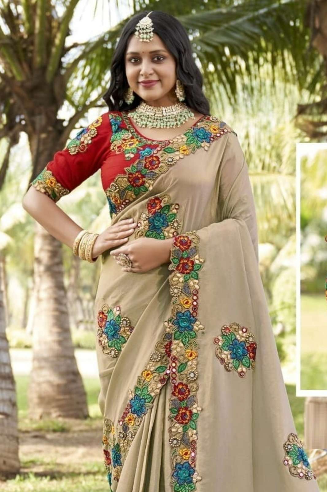 Shri Balaji Emporium Jodha 64C 9192 Beautiful Designer Georgette Saree