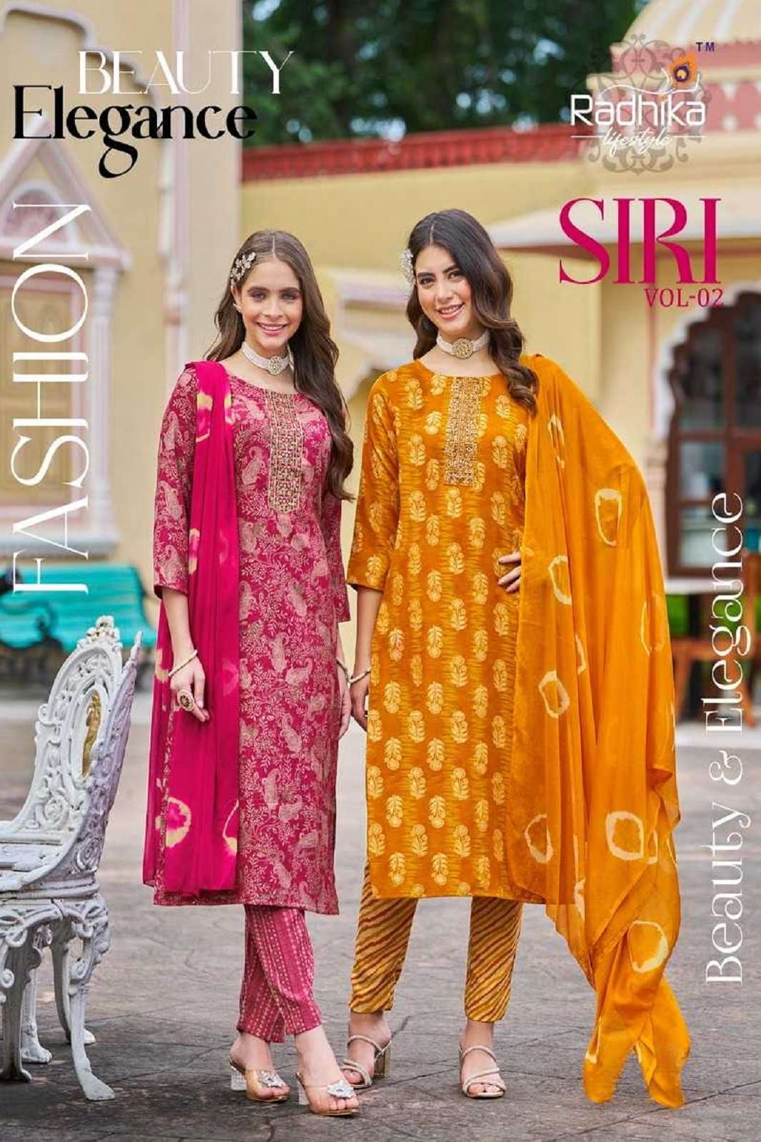 SIRI VOL 2 BY RADHIKA LIFESTYLE READY TO WEAR STRAIGHT KURTIES