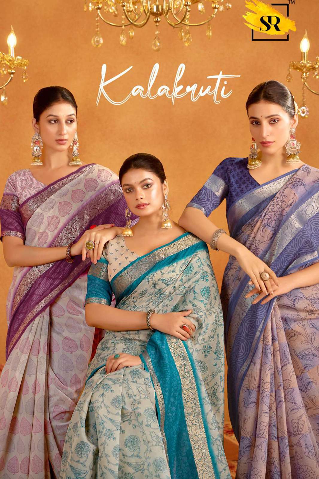 SR KALAKRUTI 9174 Designer Soft Cotton Printed Fancy Saree