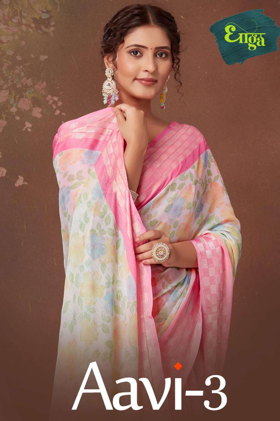 STAVAN AAVI 3 9450 Indian Women Designer Chiffon Fancy Saree