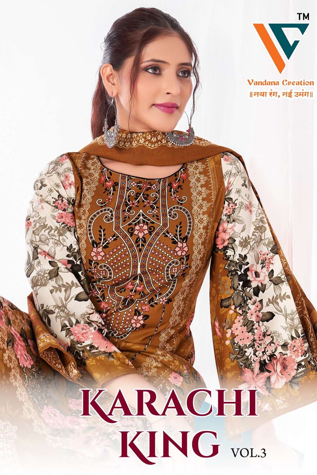 VANDANA KARACHI KING VOL 3 DESIGNER PAKISTANI SUITS