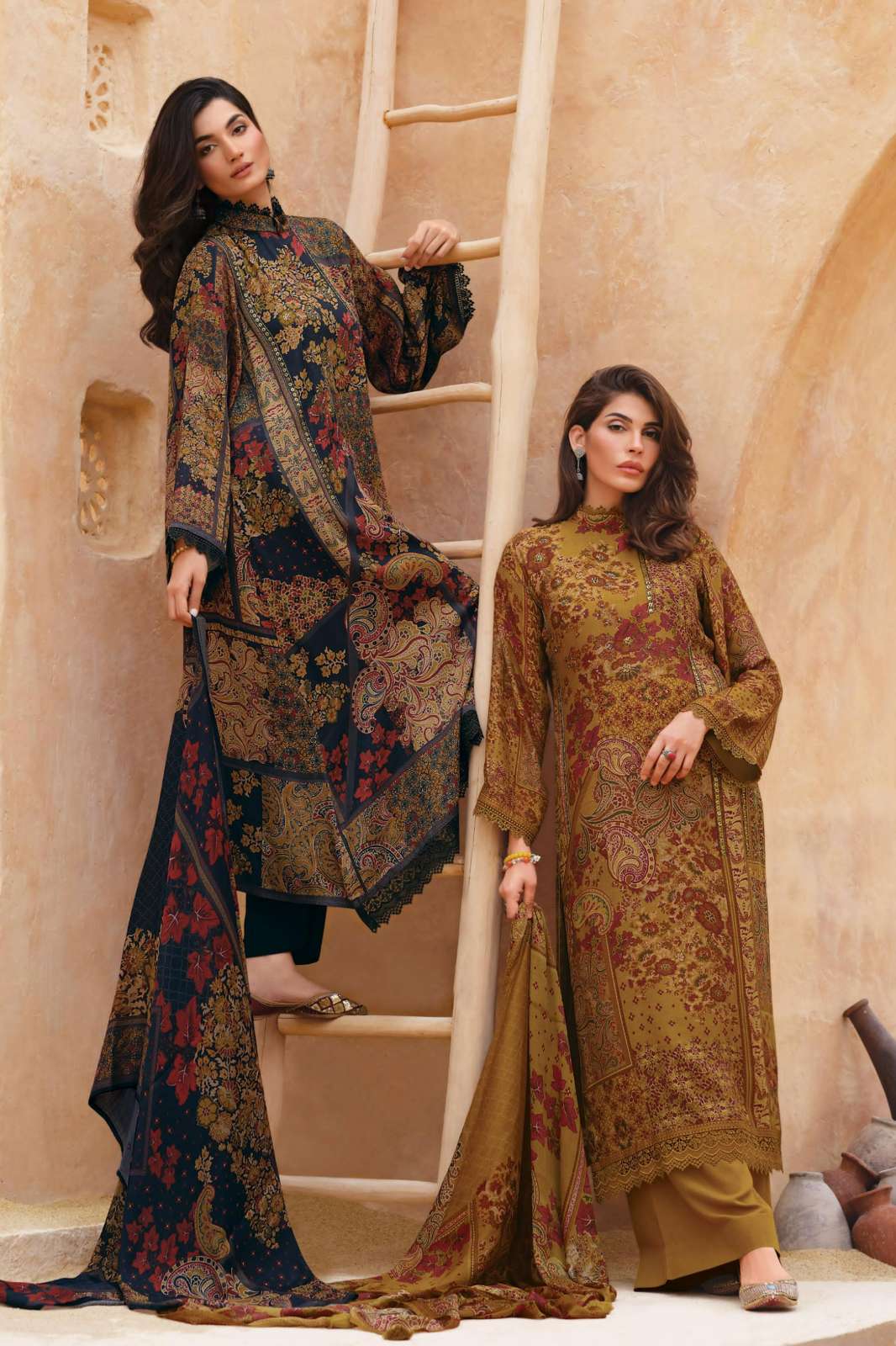 VARSHAA KIMBER PLUSH PASHMINA DIGITALLY PRINTED SUIT