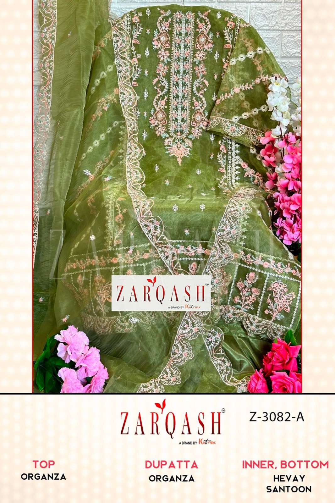 ZARQASH A TO C DESIGNER PAKISTANI SUITS