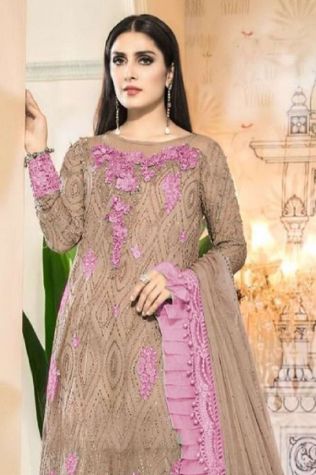 ZARQASH Z 3012 DESIGNER PAKISTANI SUITS