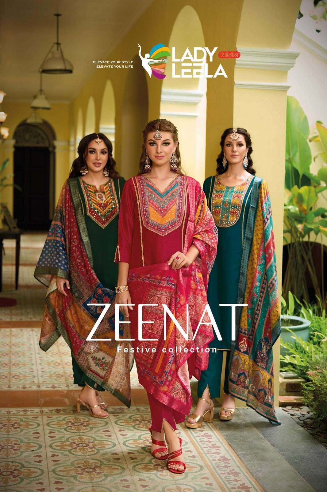 ZEENAT BY LADY LEELA READY TO WEAR DESIGNER KURTIES