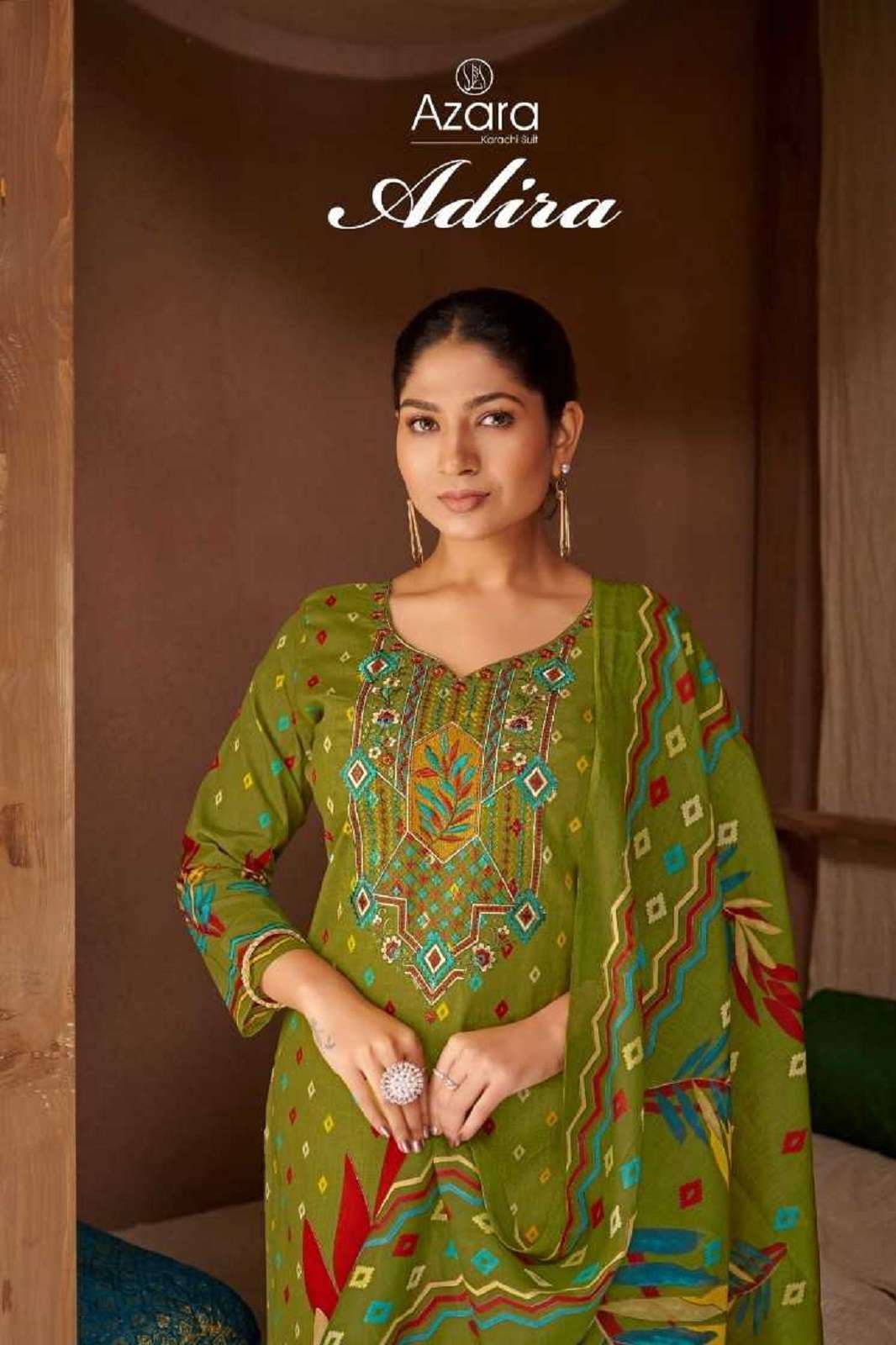 AZARA ADHIRA PURE LAWN PRINTED SUITS