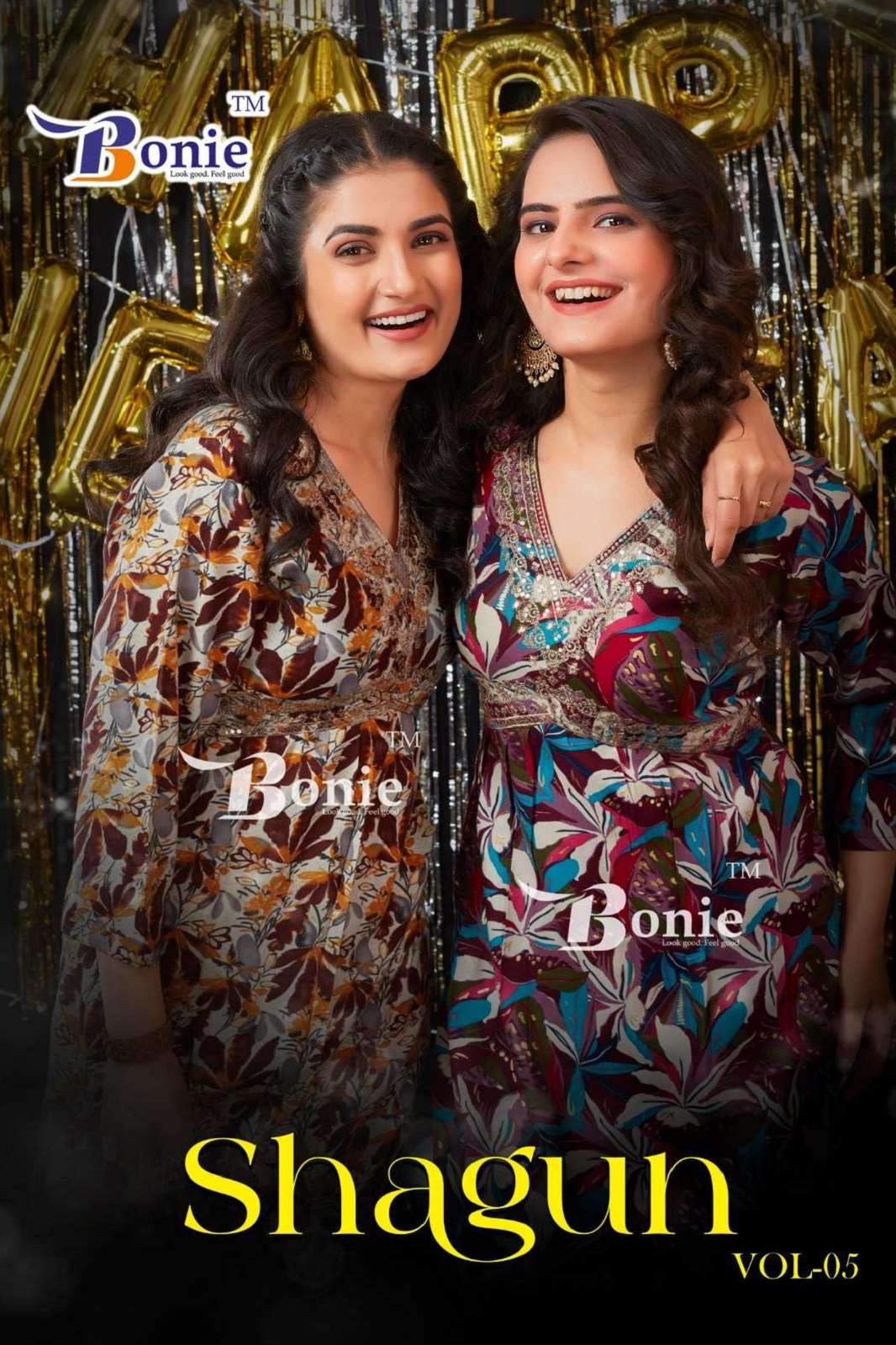 BONIE SHAGUN VOL 5 RAYON READY TO WEAR KURTIES