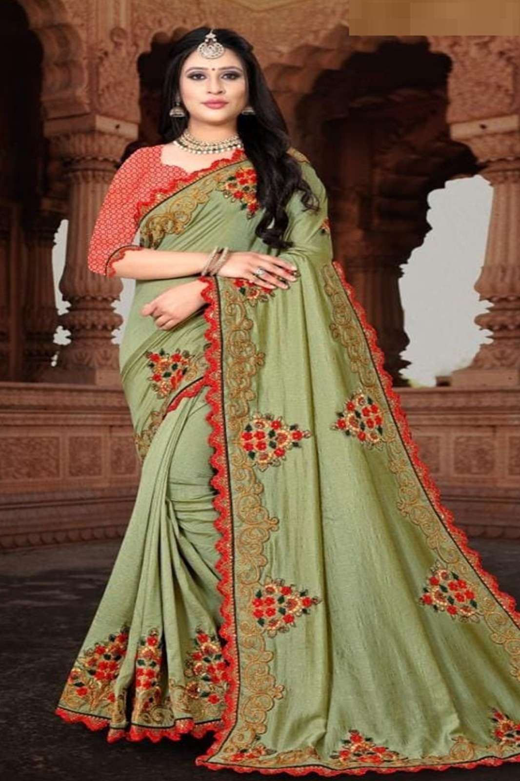 Desiluk 9192 Indian Women Designer Beautiful Saree