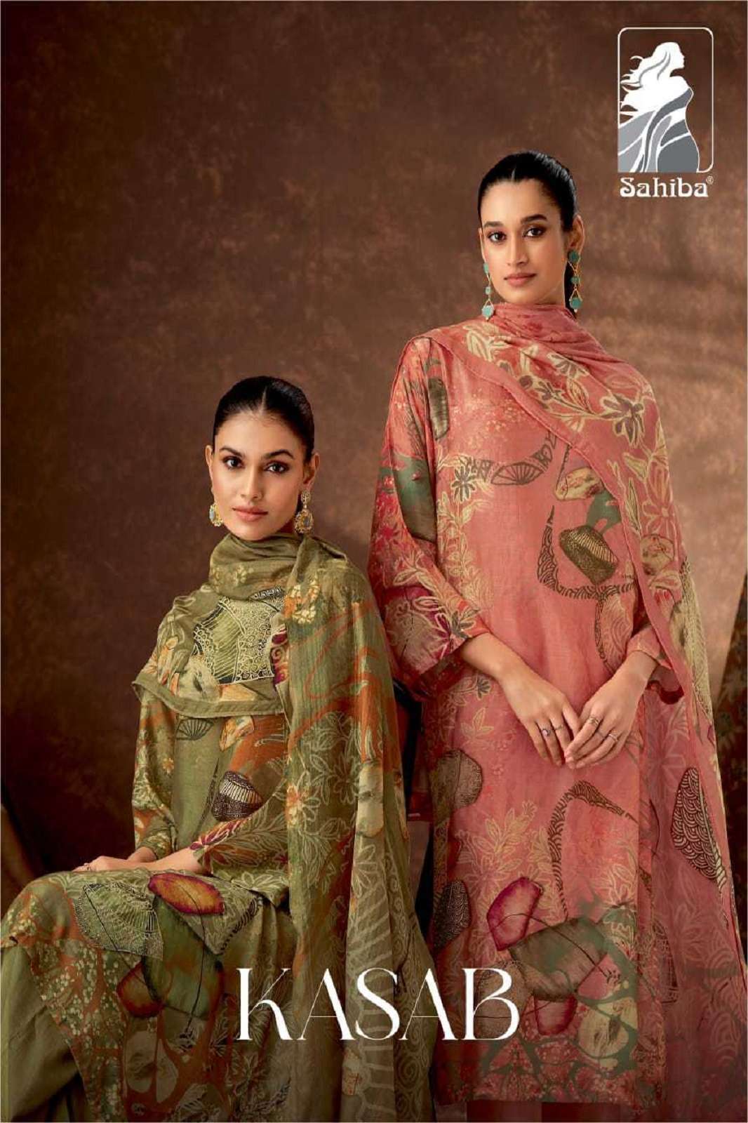 GANGA KASAB MUSLIN SILK INDIAN DESIGNER SUITS