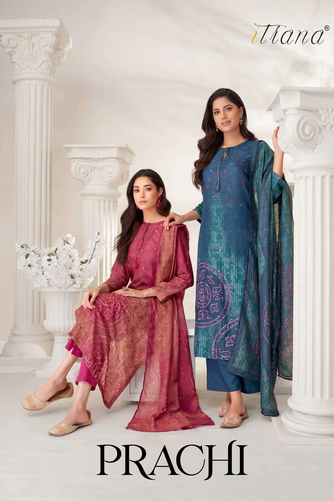 ITRANA PRACHI MUSLIN SILK DIGITAL PRNTED SUITS