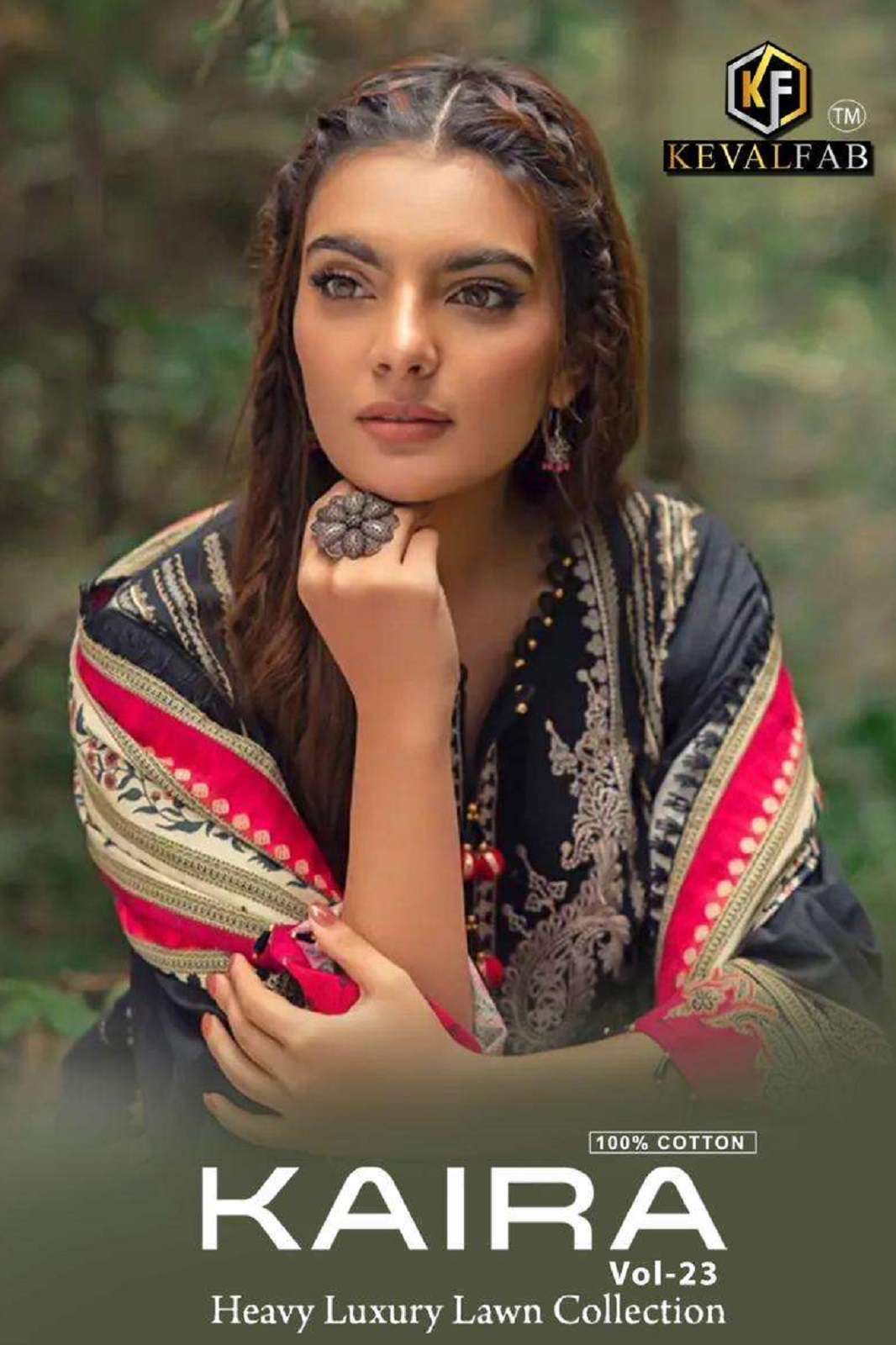 KEVAL FAB KAIRA VOL 23 KARACHI PRINTED COTTON SUITS