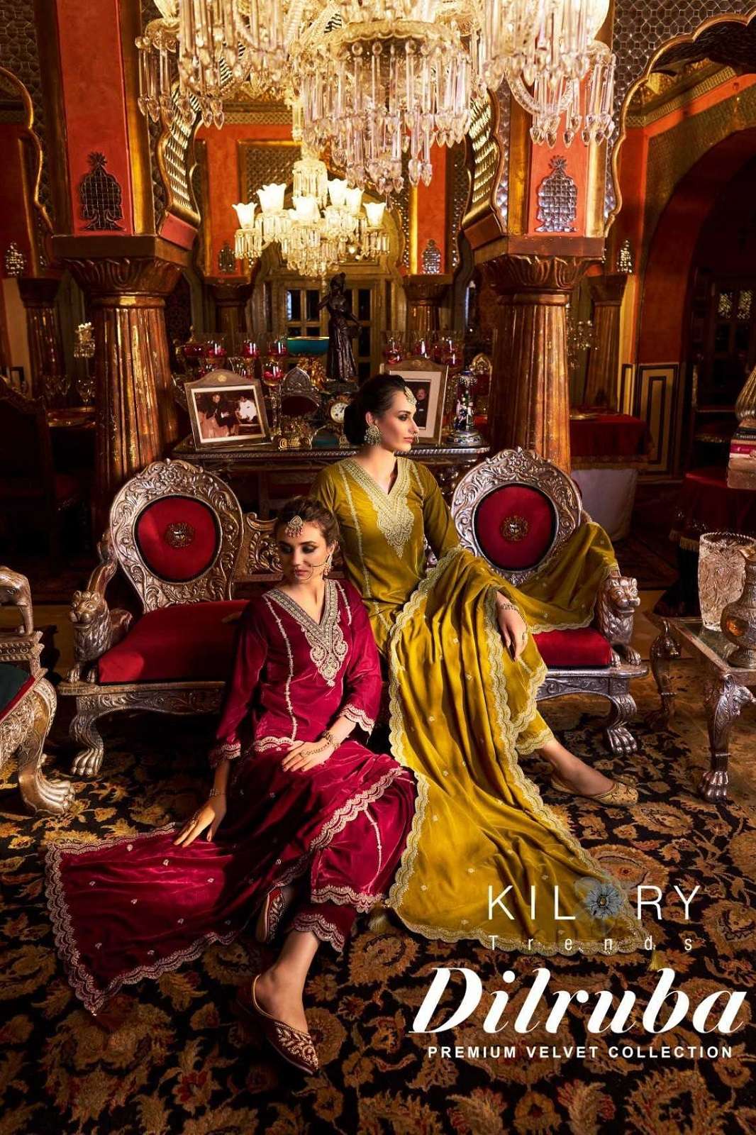 KILORI TRENDS DILRUBA VELVET DESIGNER SUITS