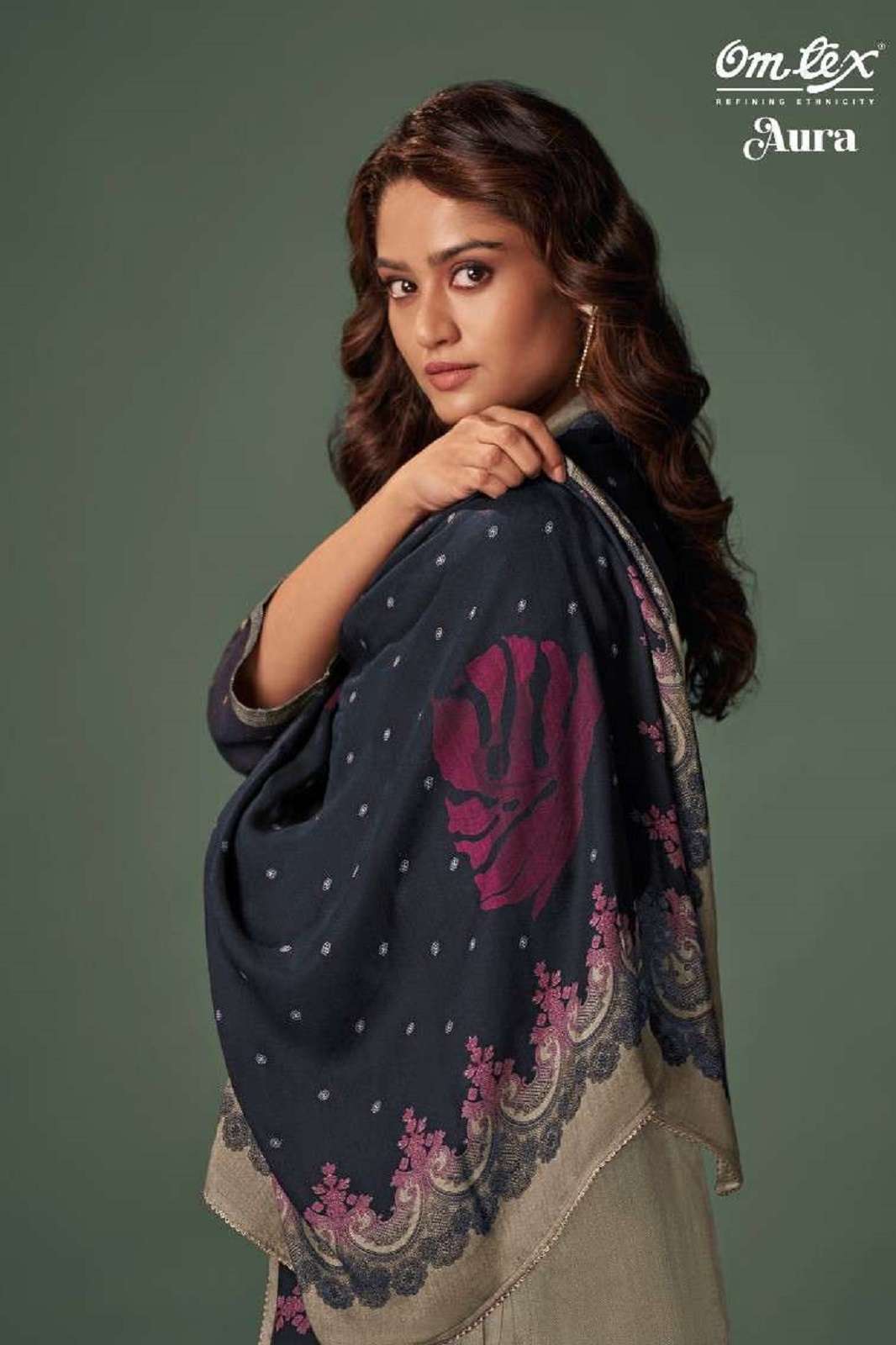 OMTEX AURA PURE PASHMINA DIGITALLY PRINTED SUITS