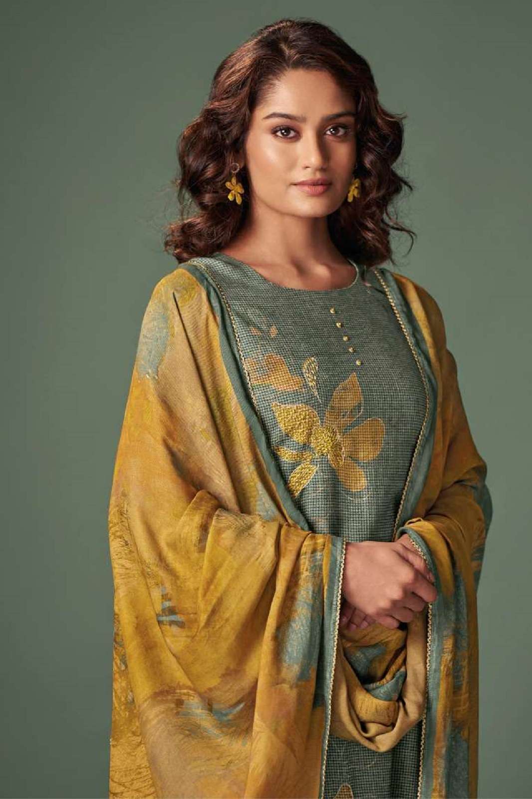 OMTEX KAIZEN PASHMINA INDIAN DESIGNER SUITS