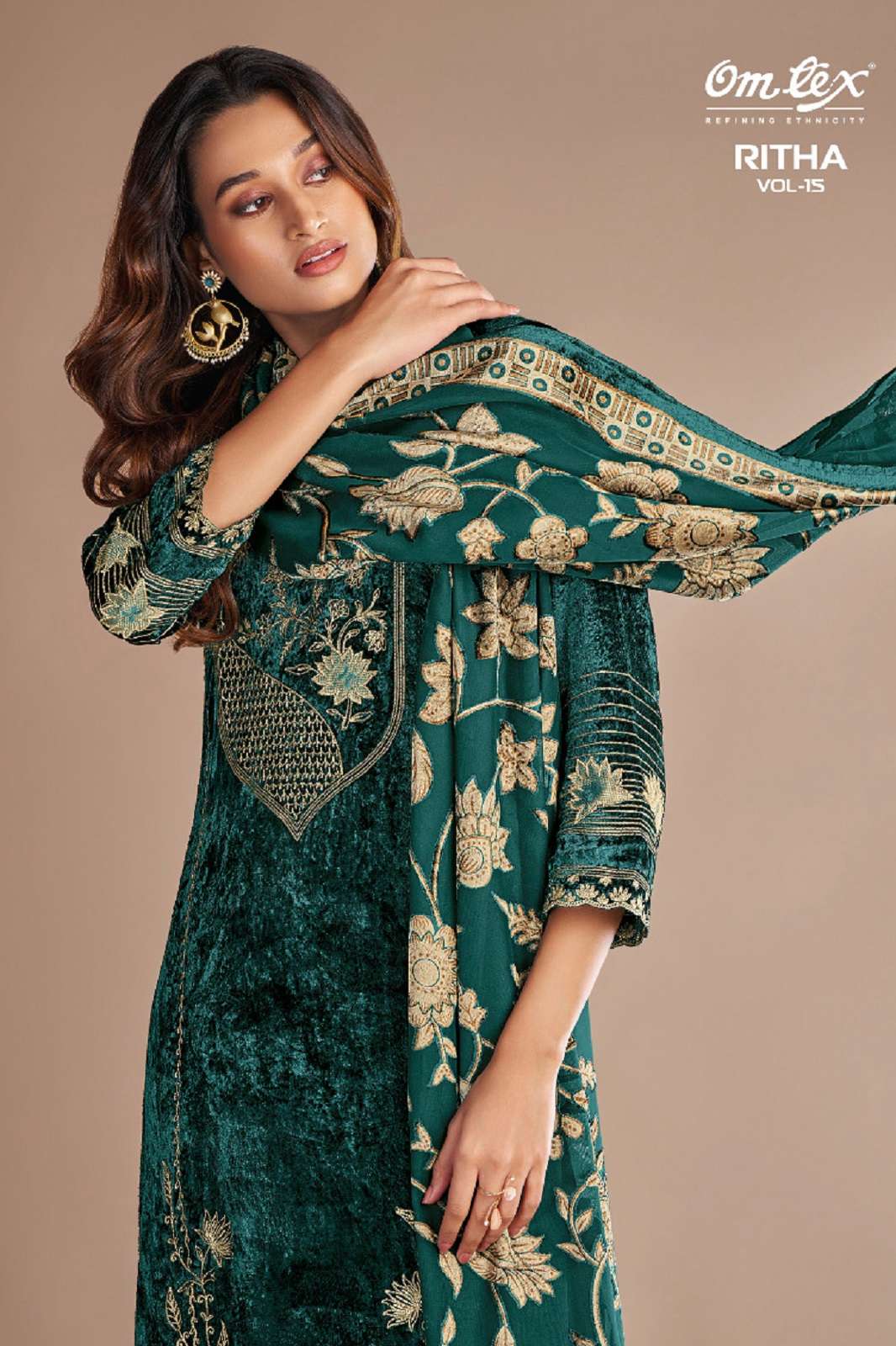 OMTEX RITHA VOL 15 PURE VISCOSE SUITS