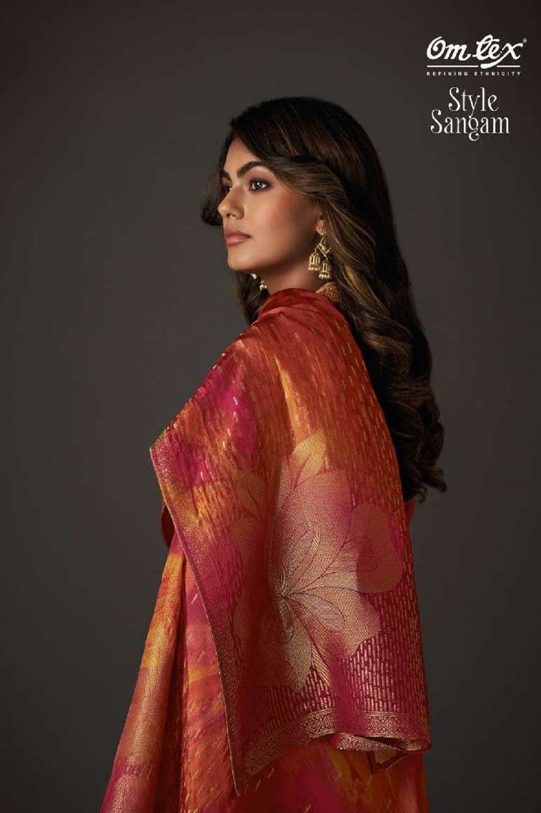 OMTEX STYLE SANGAM VELVET EMBROIDERED SUITS