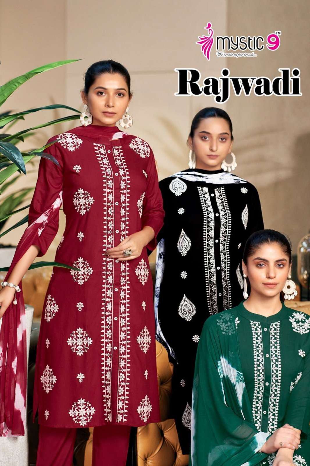 RAJWADI VOL 1  MYSTIC9 READY TO WEAR KURTIES