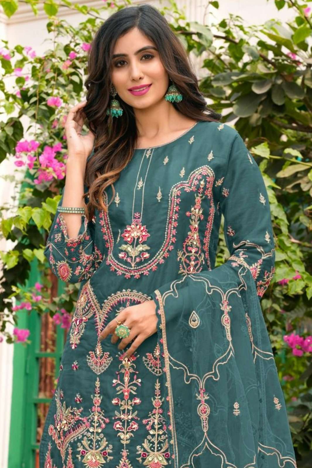 RAMSHA R 1104 Readymade Orgenza Pakistani Suit