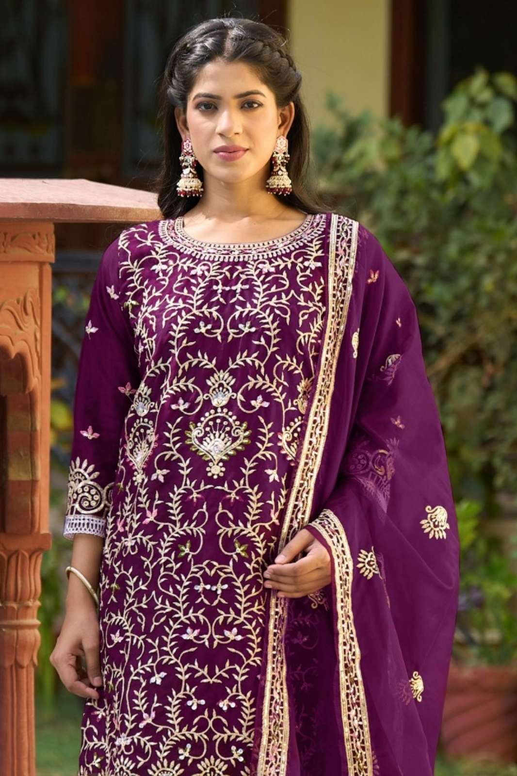 RAMSHA R 1158 Readymade Orgenza Pakistani Suit 