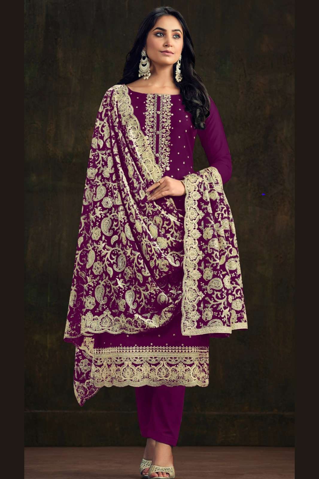 RAMSHA R 1189 Readymade Deigner Orgenza Pakistani Suit 