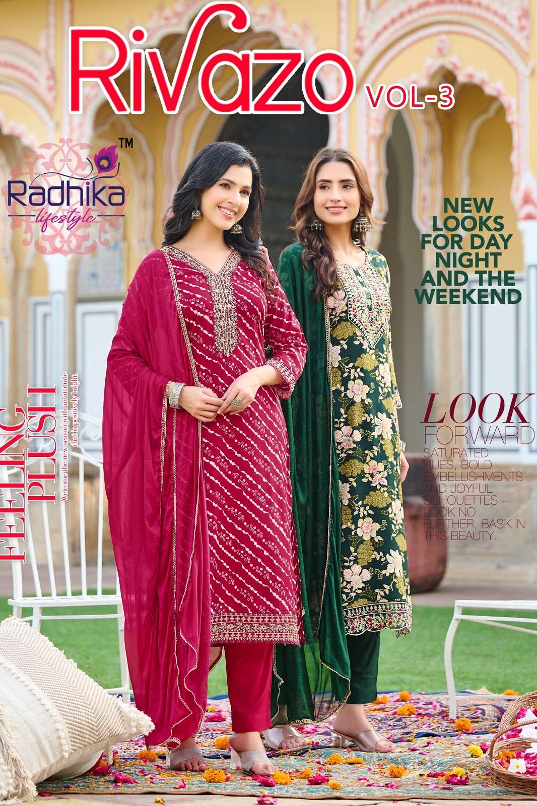 RIVAZO VOL 3 RADHIKA LIFESTYLE READY TO WEAR KURTIES