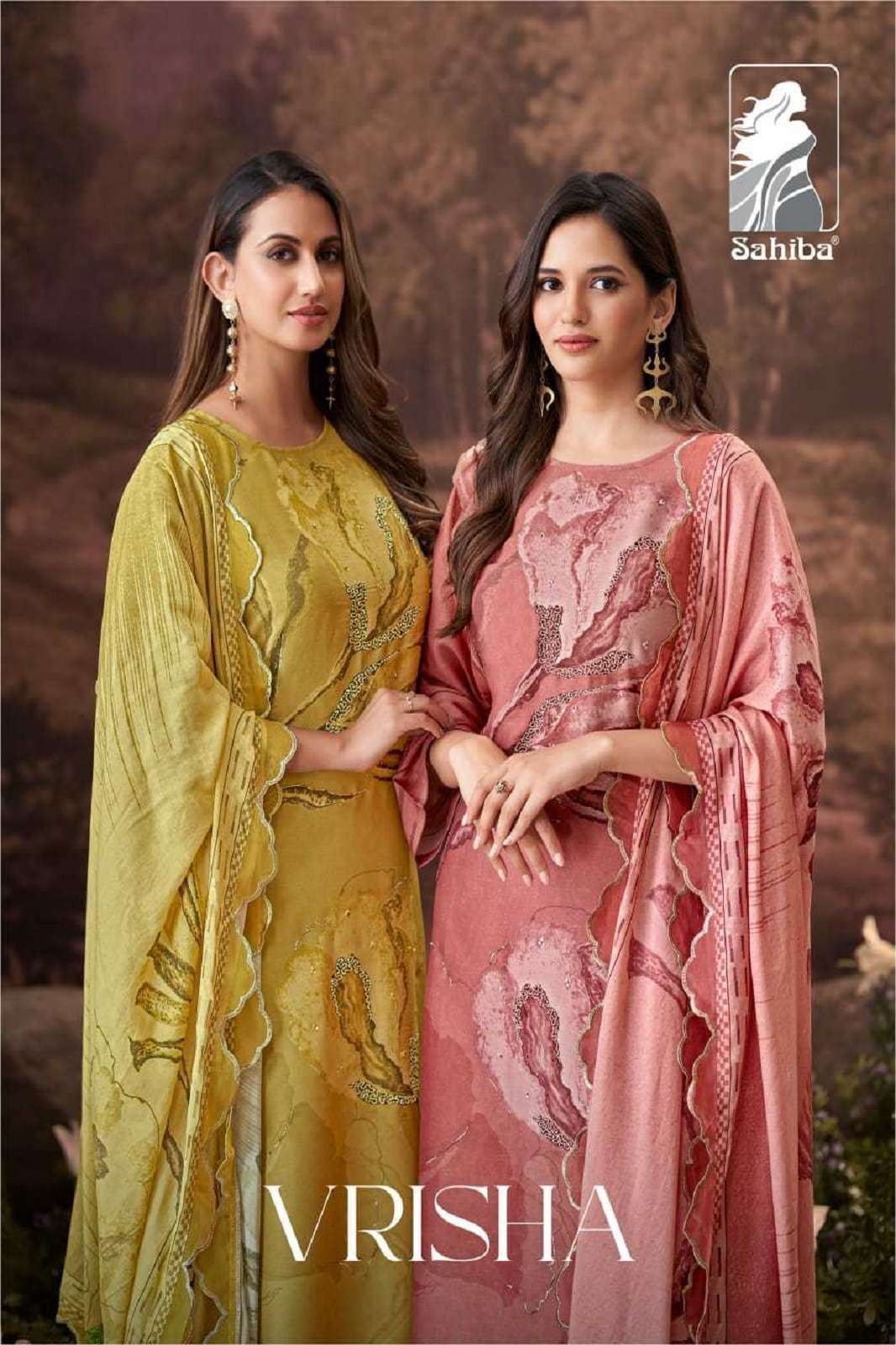 SAHIBA VRISHA VISCOSE INDIAN DESIGNER SUITS