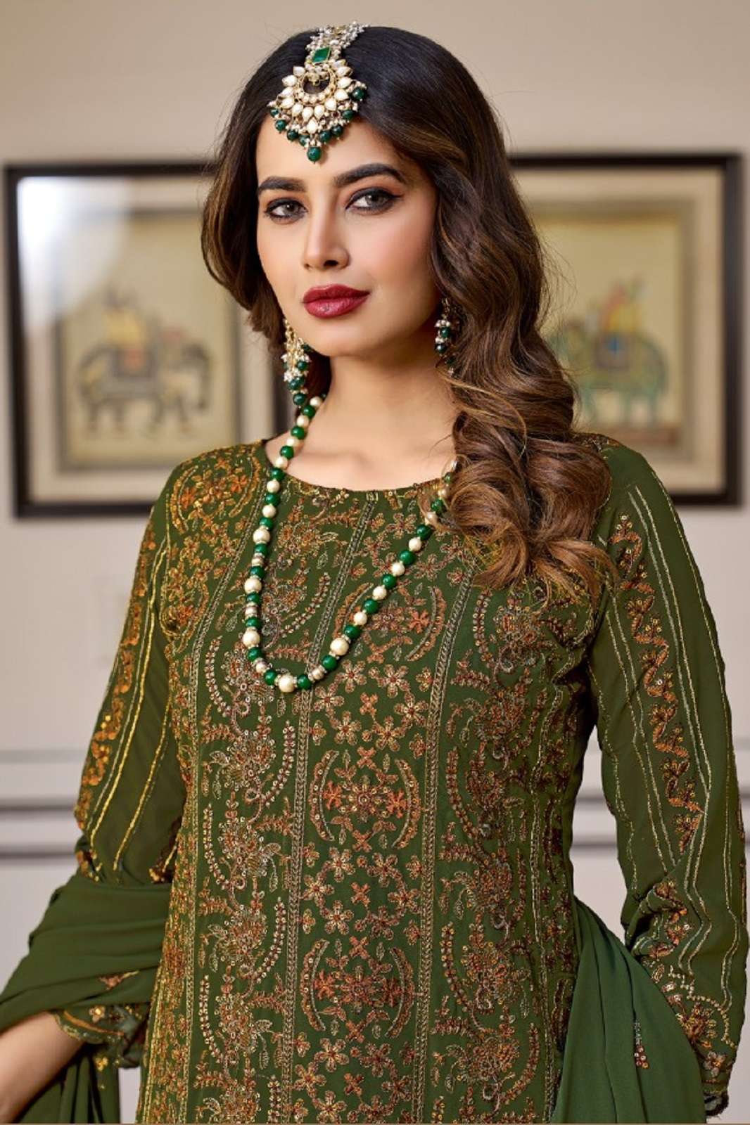 SERINE S 235 A TO D SEMI STICHED GEORGETTE SUITS