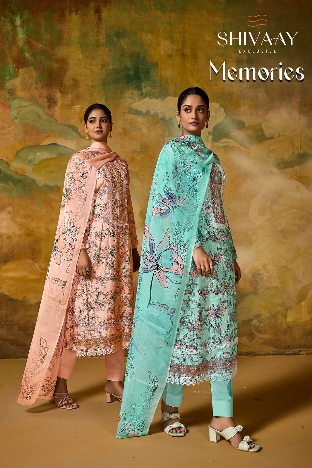 SHIVAAY MEMORIES VISCOSE MUSLIN PRINTED SUITS