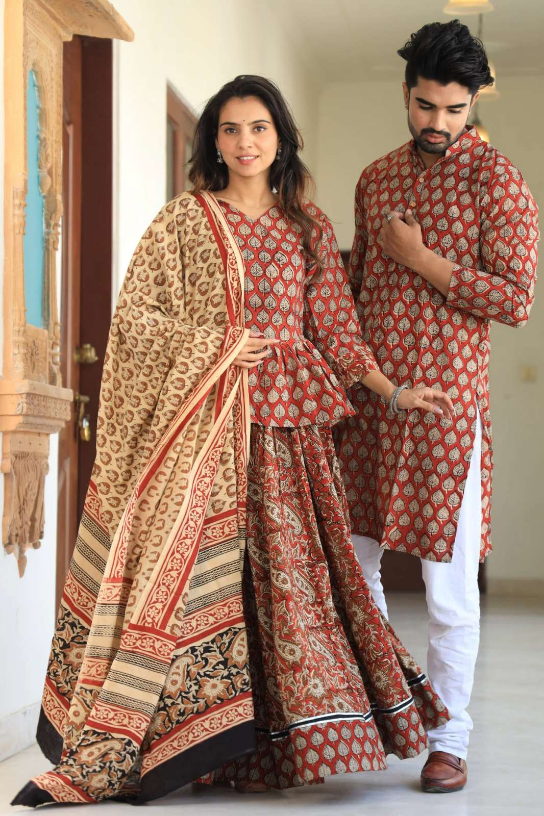 Shri Balaji Emporium 9544D Readymade Pure Cotton Couple Dress Collection 