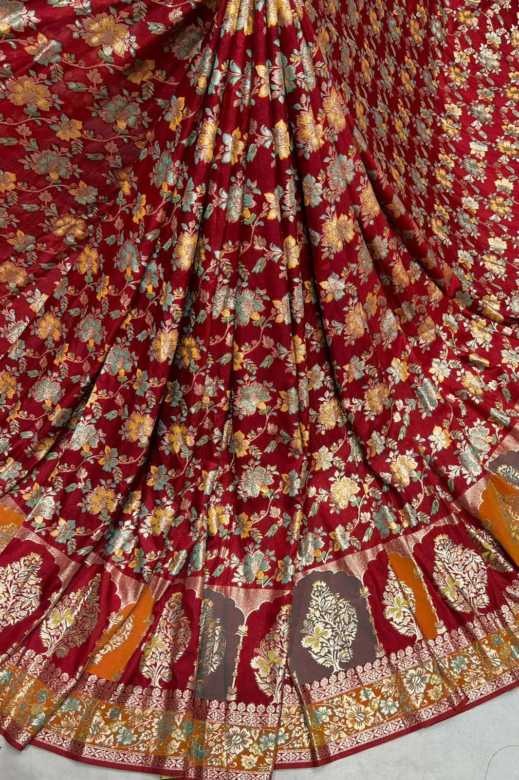 Shri Balaji Emporium A3 Soft Silk Weaving Work Beautiful Fabric