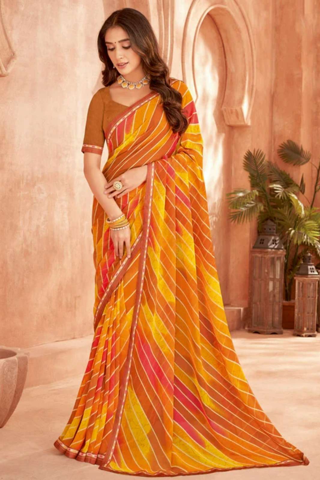 Vishal 9597 Women Latest Designer Fancy Georgette Saree