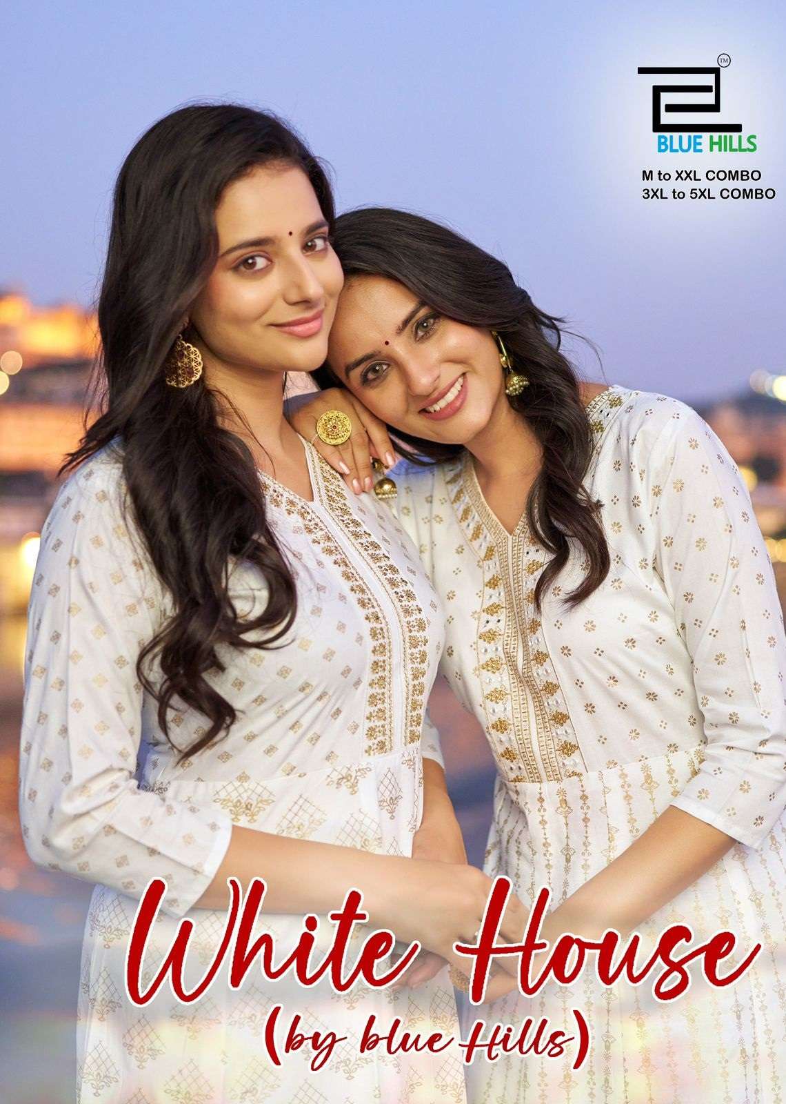 WHITE HOUSE VOL 1 READY TO WEAR KURTIS BY BLUE HILLS