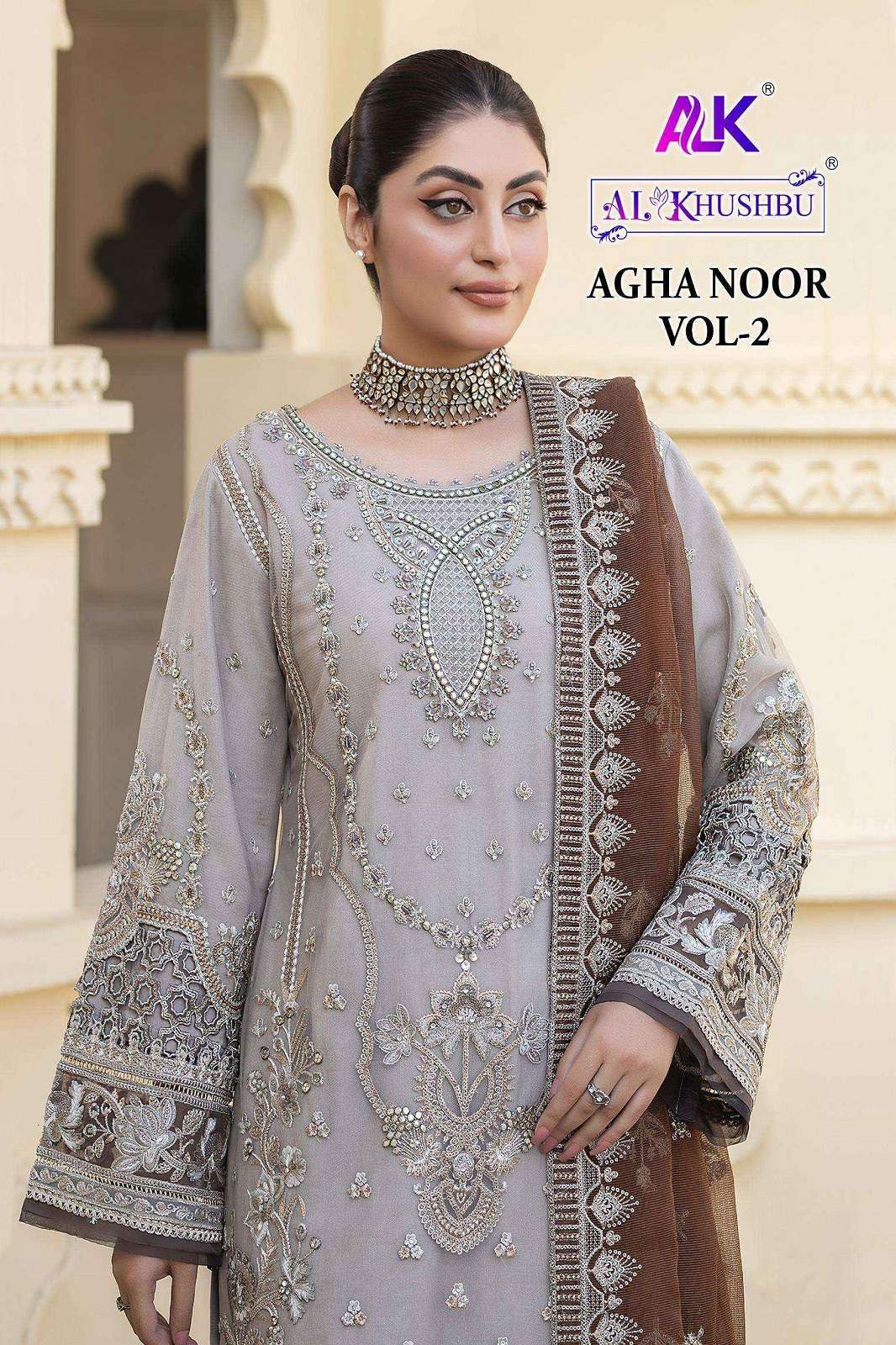 AL KHUSHBOO AGHA NOOR VOL 2 GEORGETTE SUITS