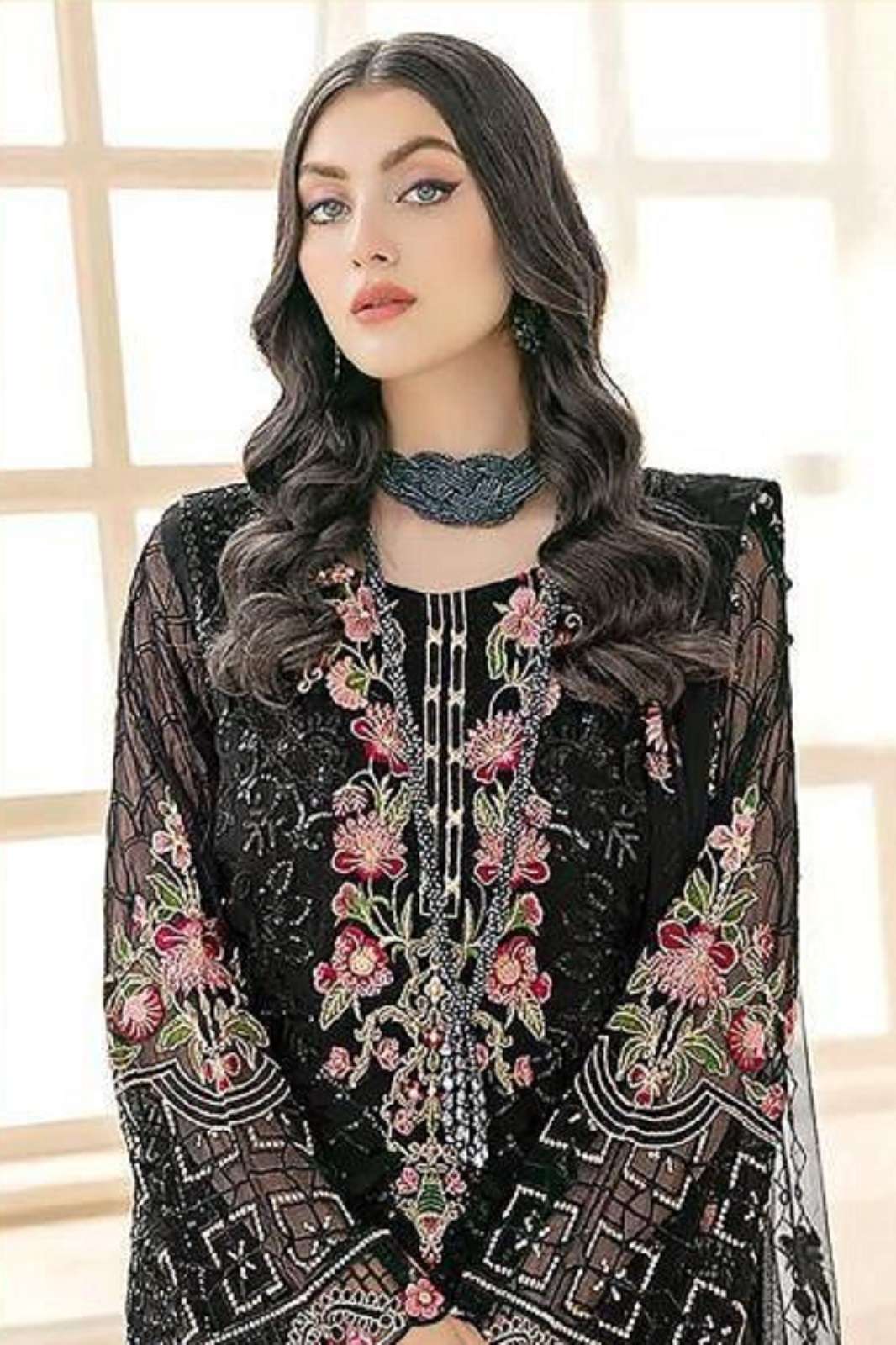 HOORTEX H 76 SEMI STITCHED FAUX GEORGETTE SUITS