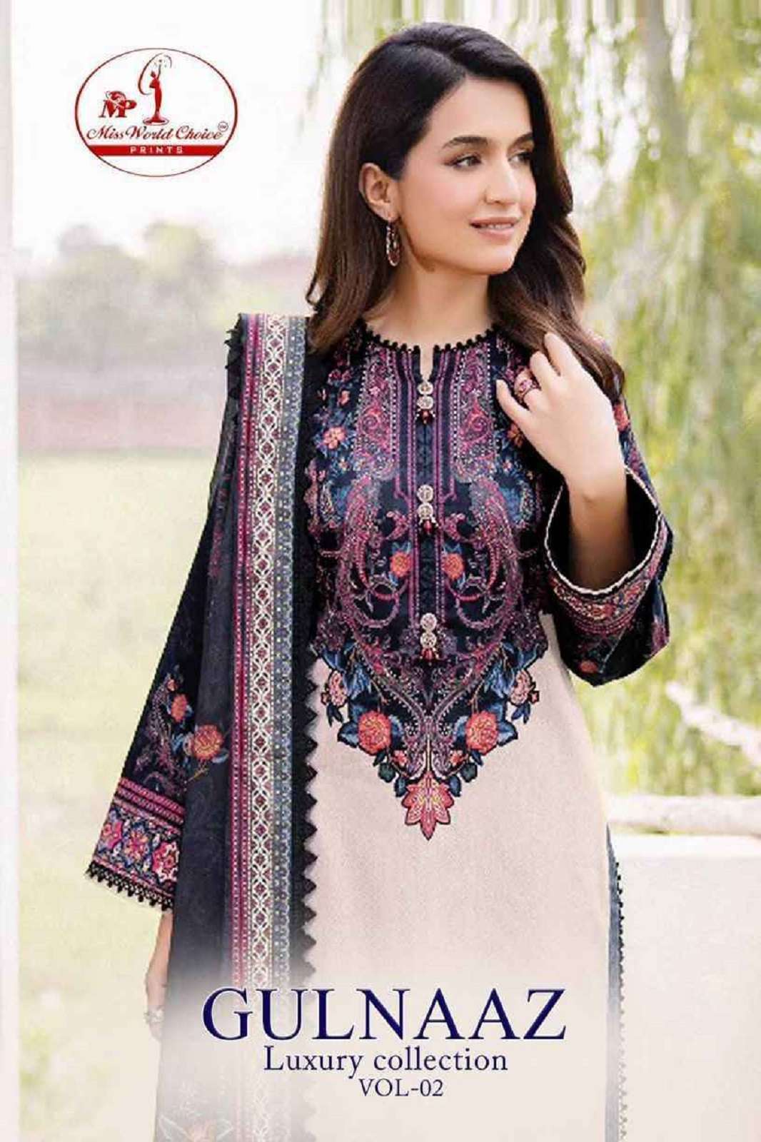 MISS WORLD GULNAAZ VOL 2 COTTON PRINTED SUITS