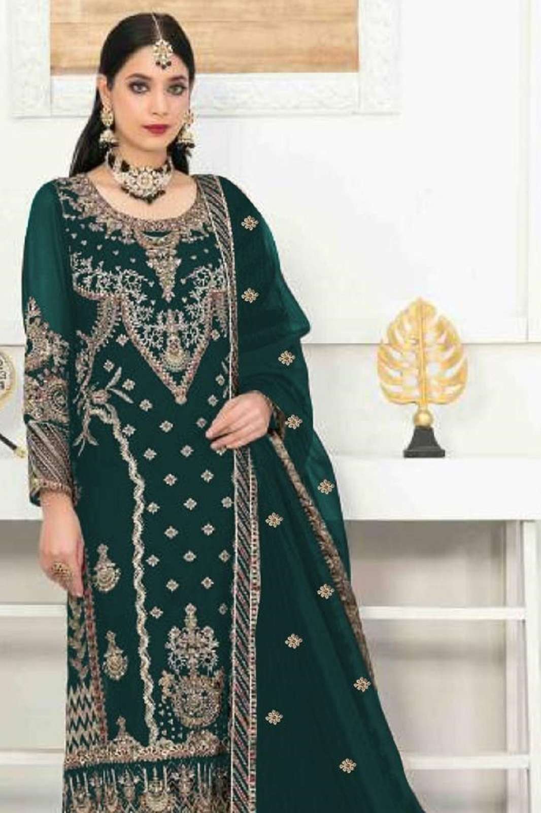 SAFA CREATION 5158 VELEVT EMBROIDERED PAKISTANI SUITS