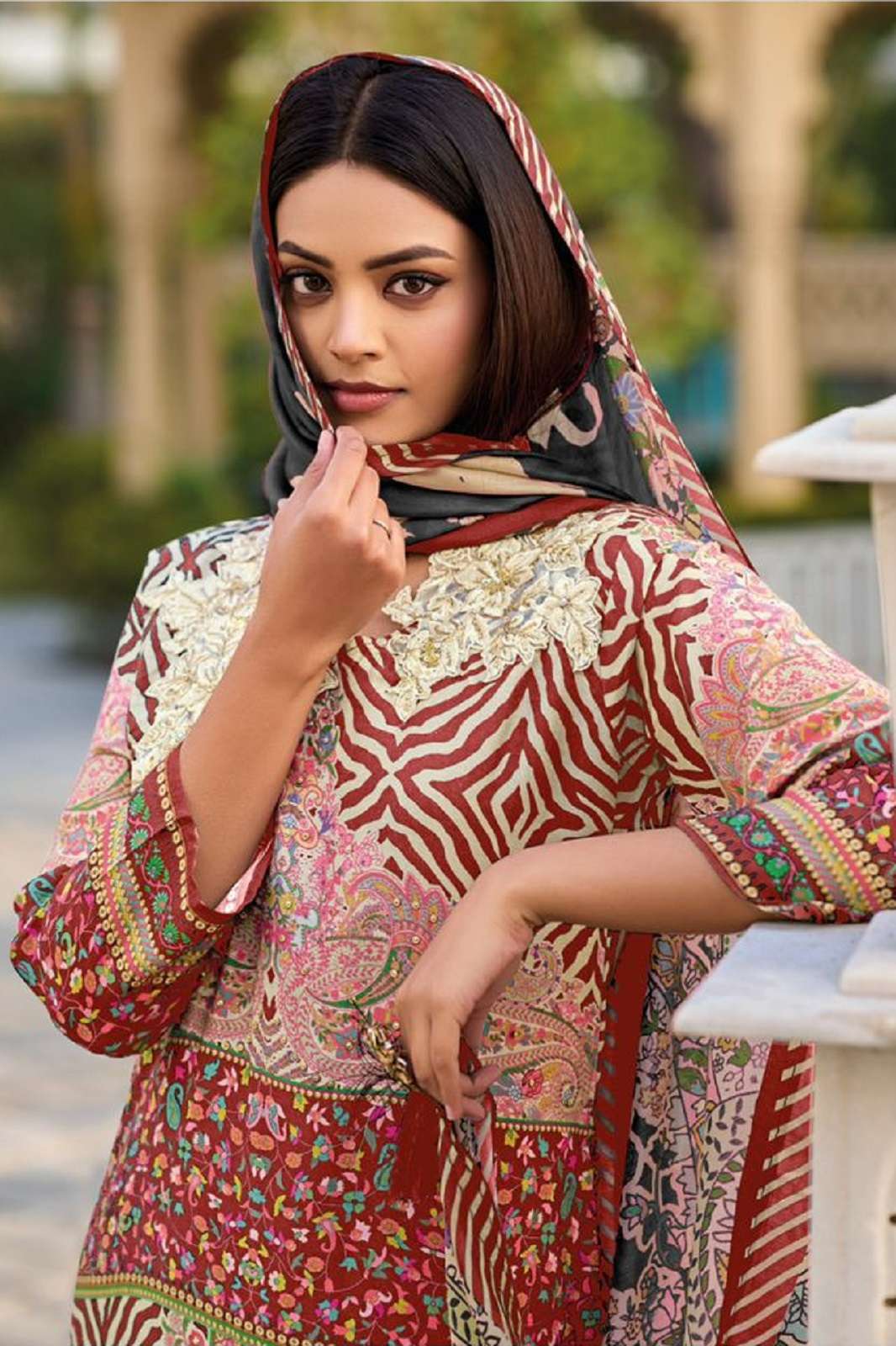 SHREE FAB KT 114 A TO D MUSLIN PRINTED SUITS