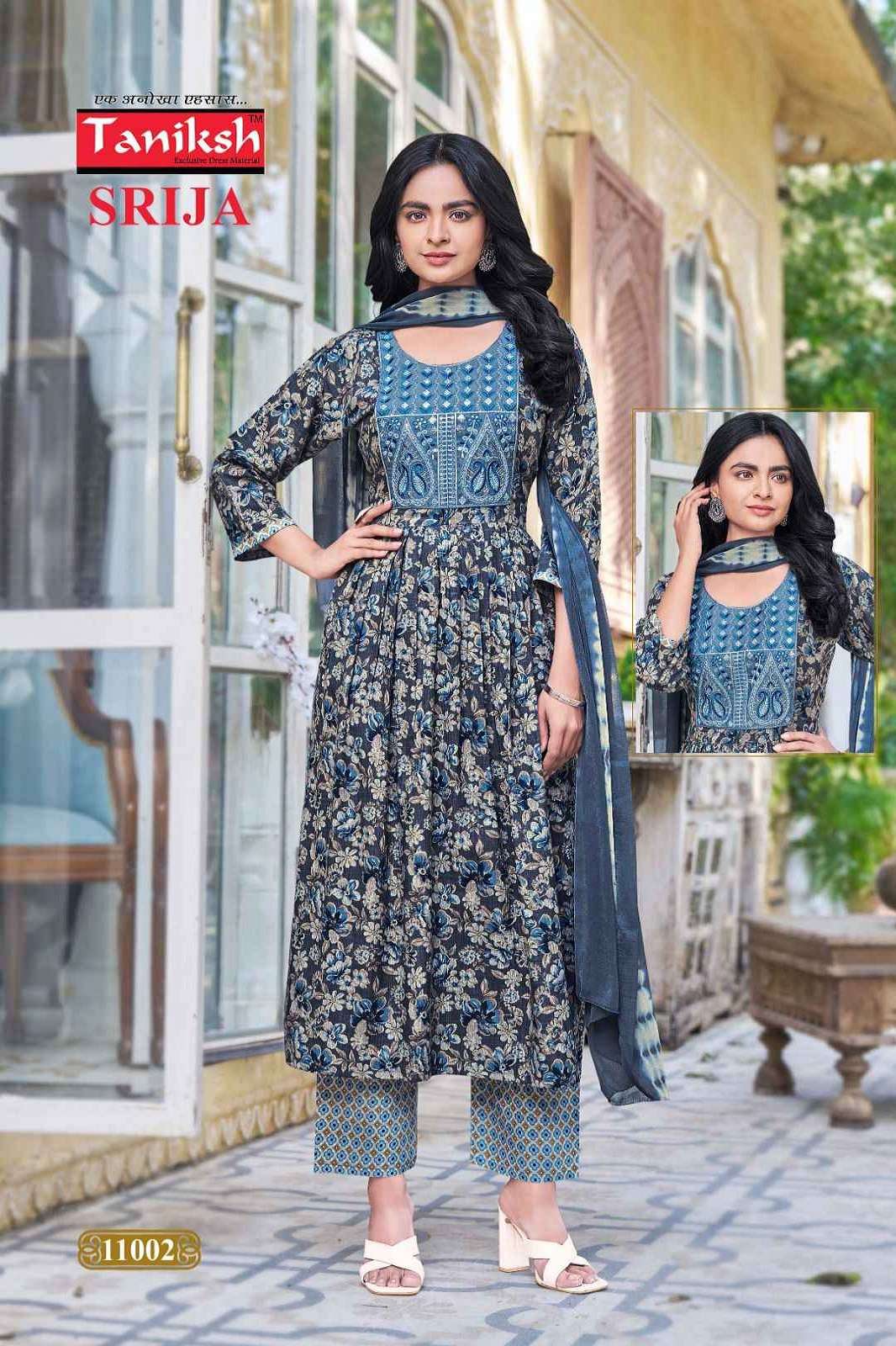 TANISK SRIJA VOL 11 RAYON ANARKALI PRNTED KURTIES