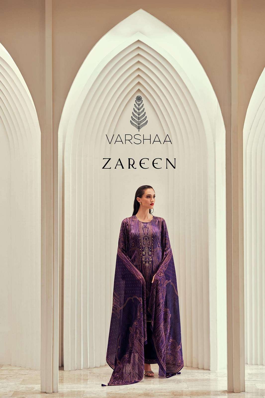 VARSHA FASHION ZAREEN SATIN PRINTED SUITS