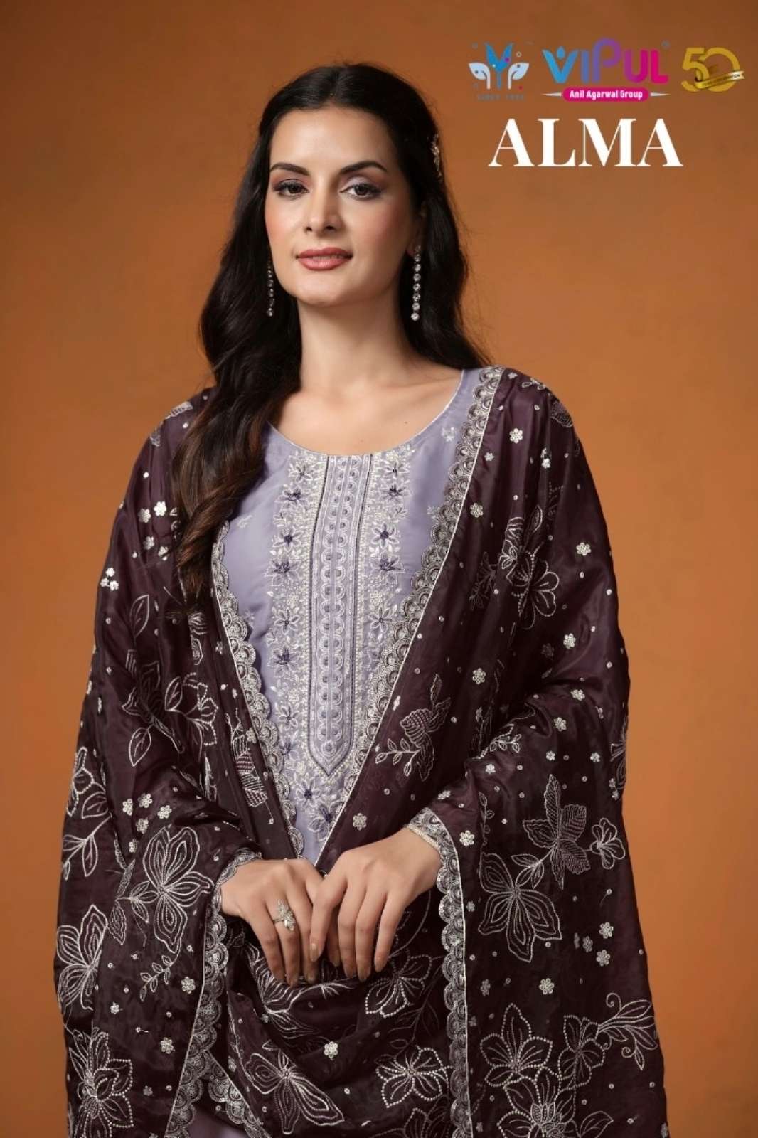 VIPUL ALMA 10582 Fancy Embroidery Work Designer Salwar Kameez