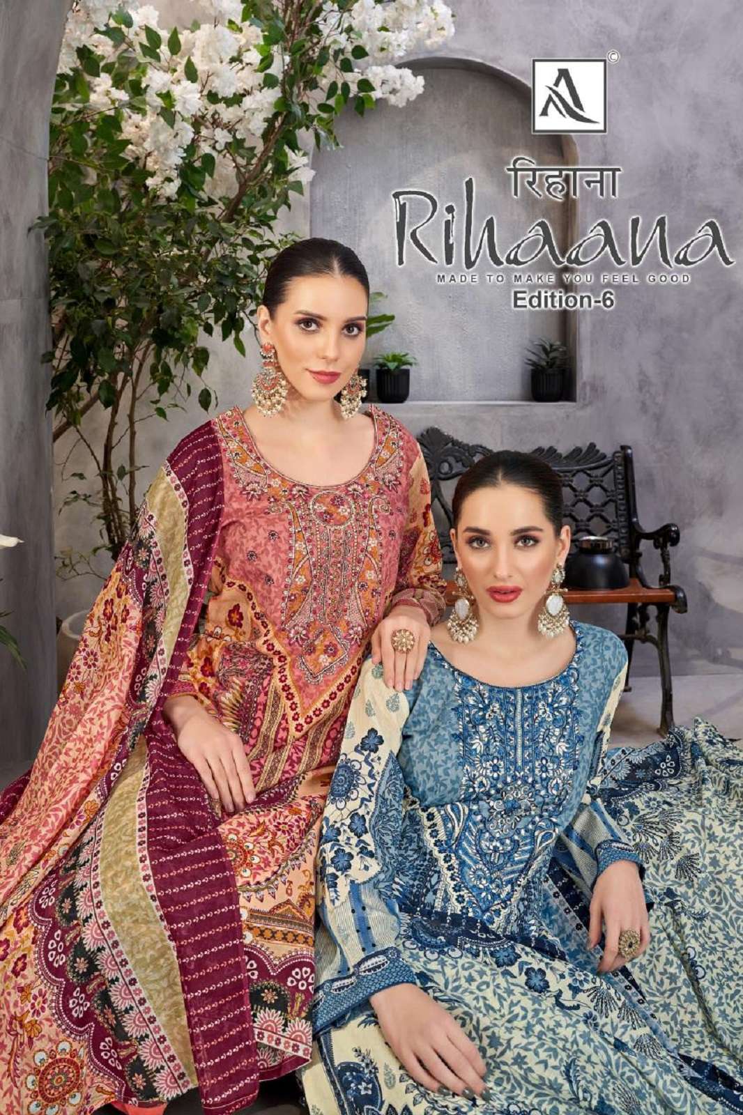 ALOK SUITS RIHAANA VOL 6 COTTON PRINTED SUITS