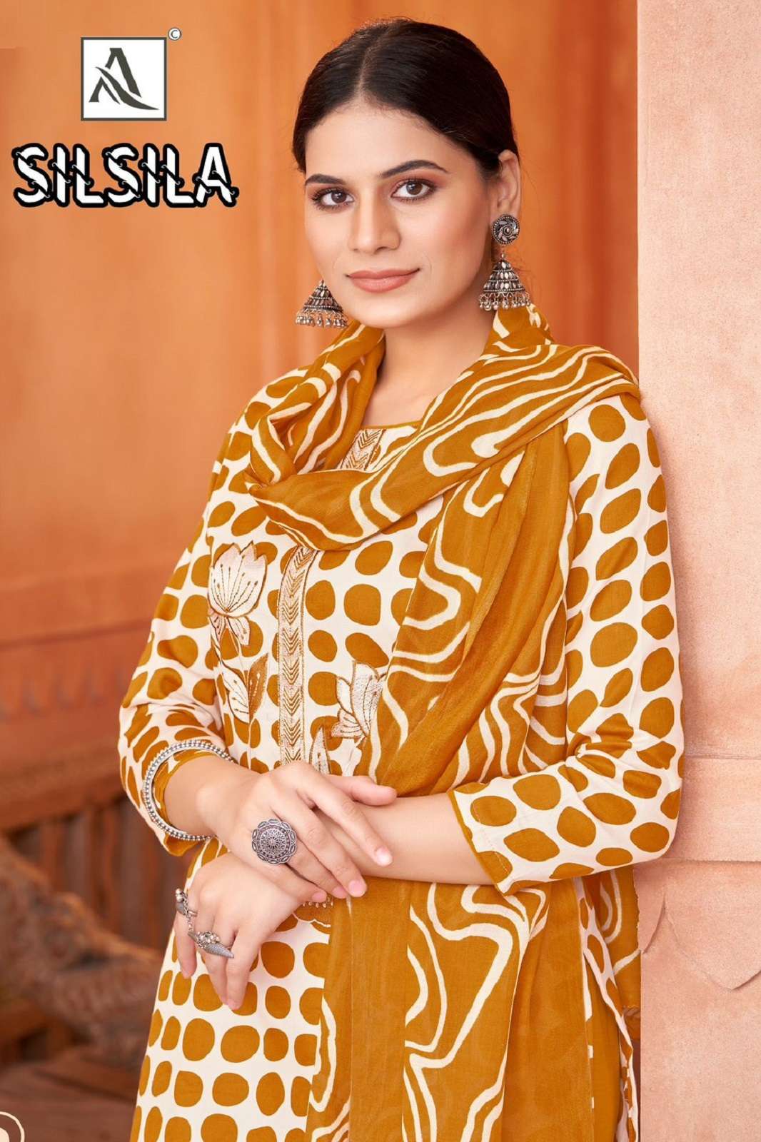 ALOK SUITS SILSILA PREMIUM ZAM EMBROIDERED SUITS