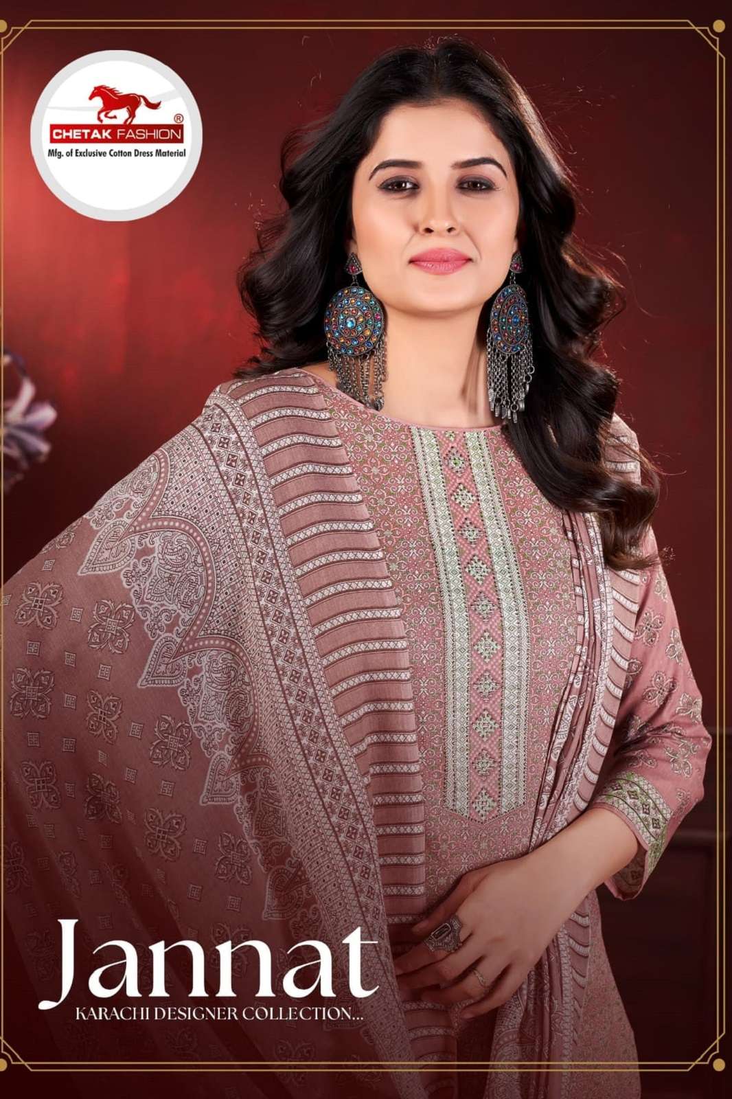 CHETAK FASHION JANNAT VOL 1 COTTON PRINTED SUITS